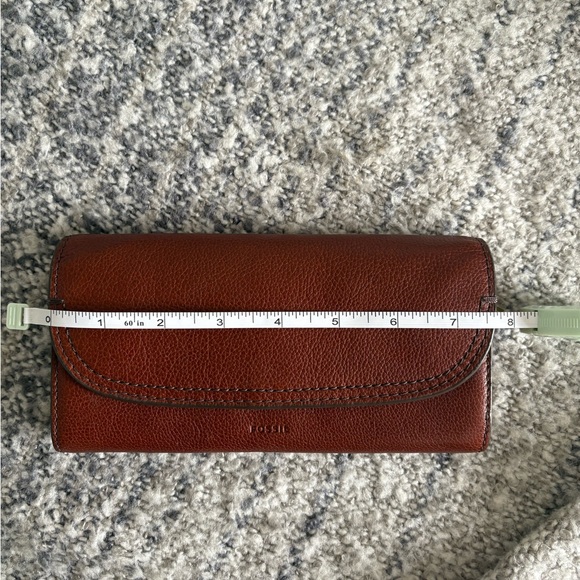 NEW! Fossil Brown Leather Wallet - Picture 8 of 9